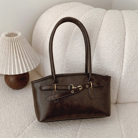 169.9USD -Brown Fashion: A Handbag That Interprets Fashion and Practicality-The prices of three bags